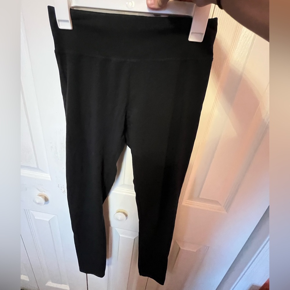 Aerie Black Cotton Lounge/Yoga Leggings
